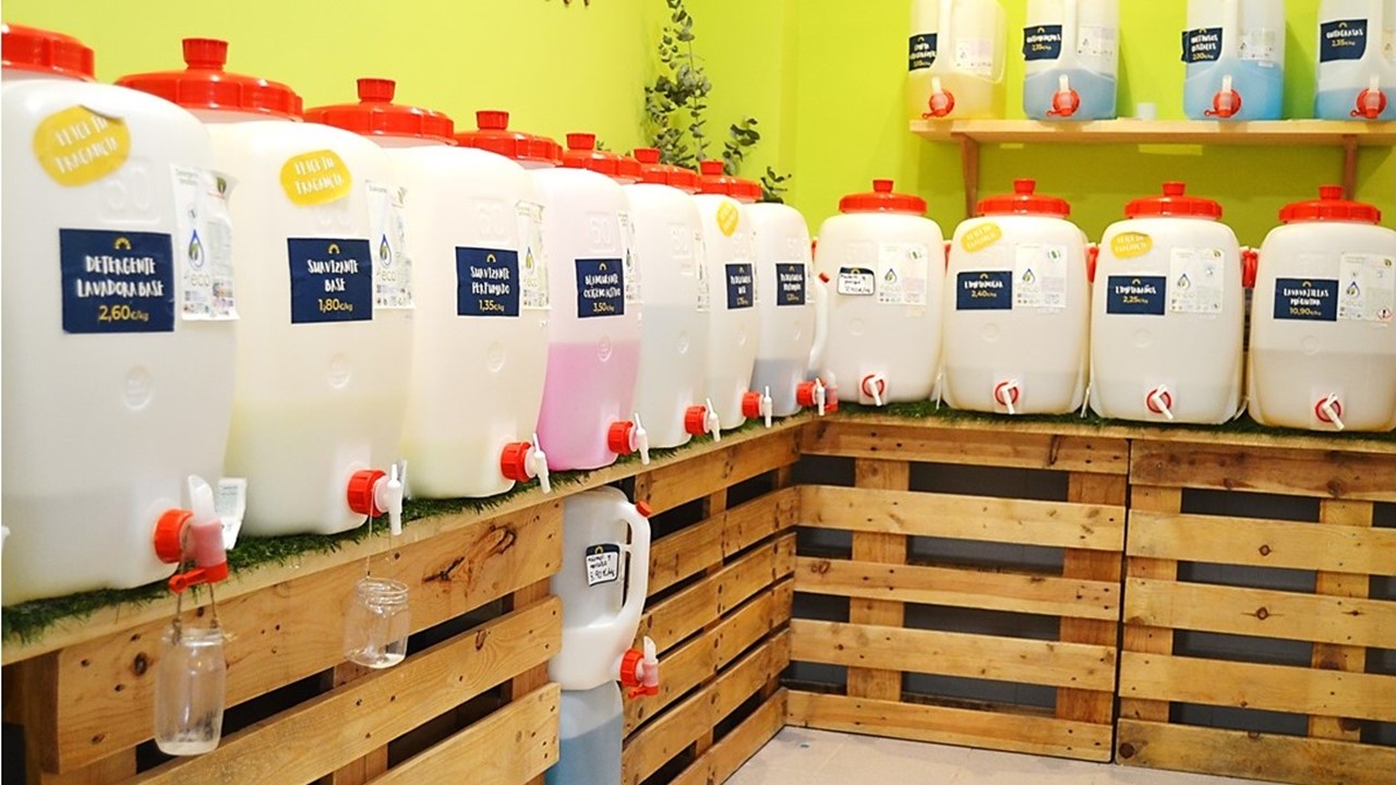 Detergentes a granel en La Ecologita