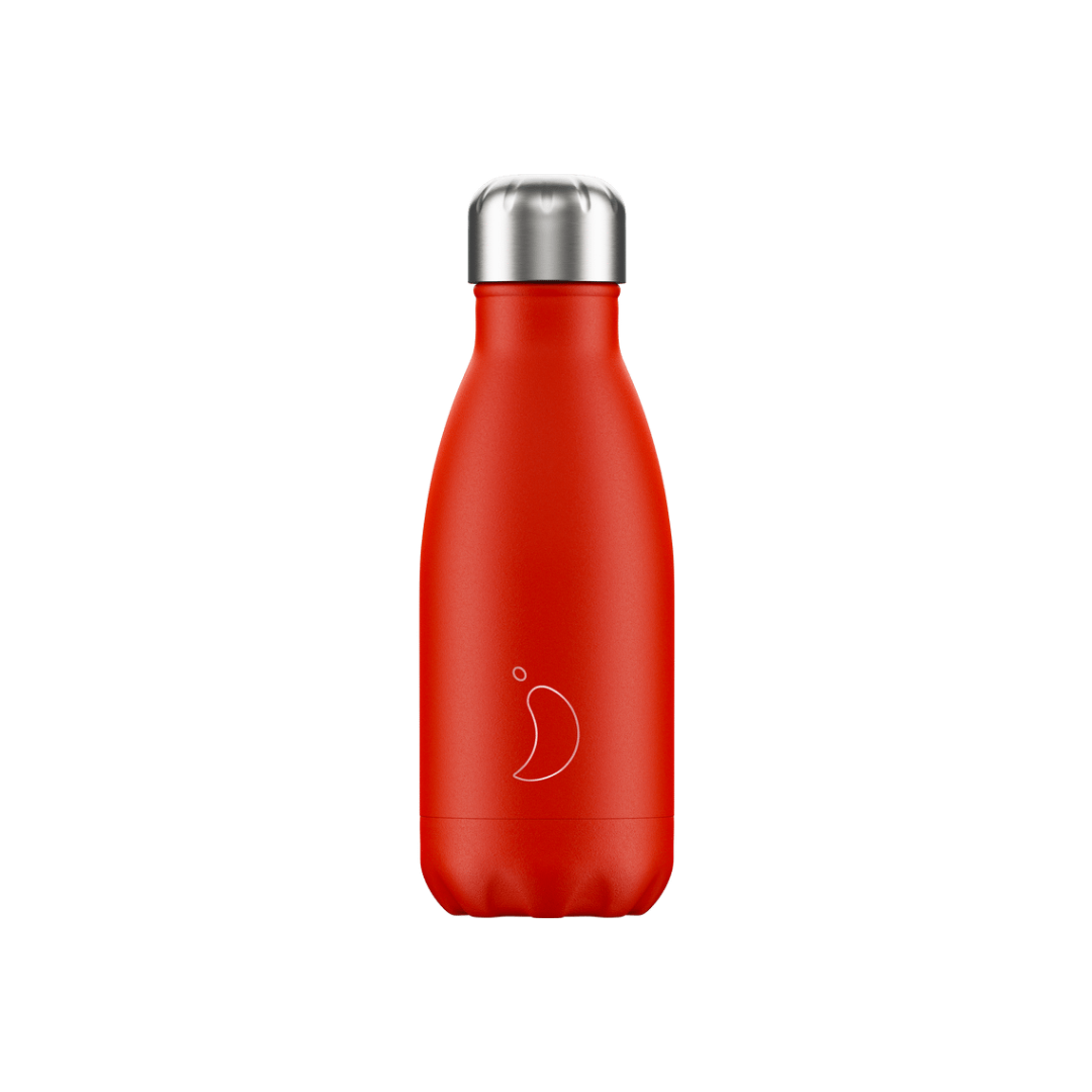 Botella térmica pequeña roja